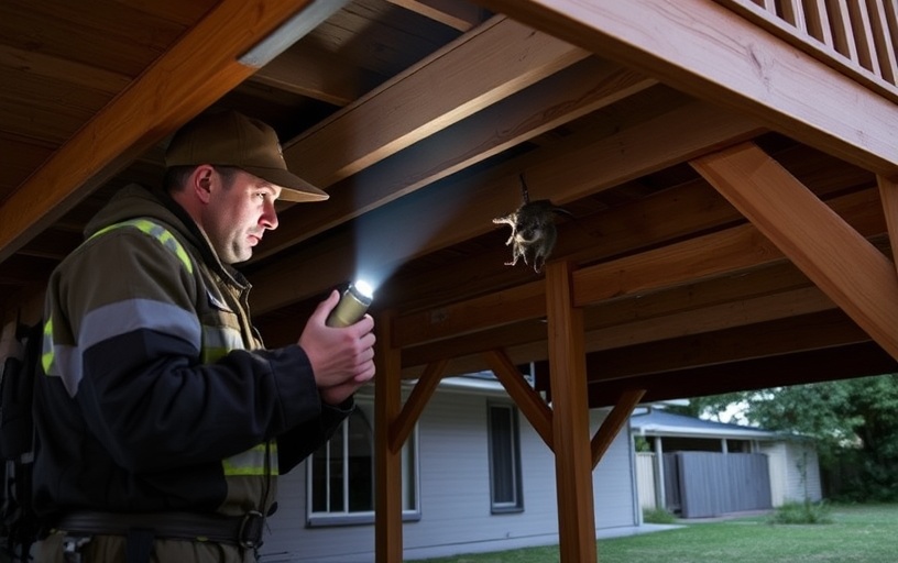 Under Deck Possum Removal in Lyndhurst